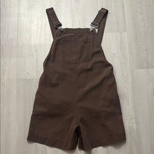 Volcom Chocolate Brown Overalls